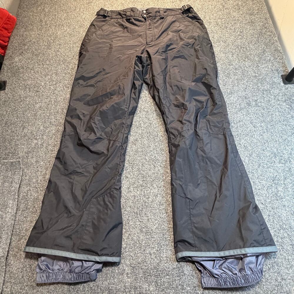 Columbia XL Vertex Snow Ski Pants Waterproof Insulated Black Snowboard Gorpcore